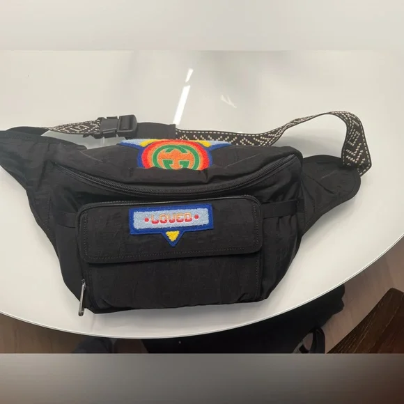 GUCCI BELT BAG WITH GUCCI 80S PATCH 536842 - Picture 1 of 14
